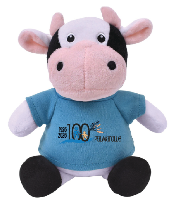 Vache en peluche