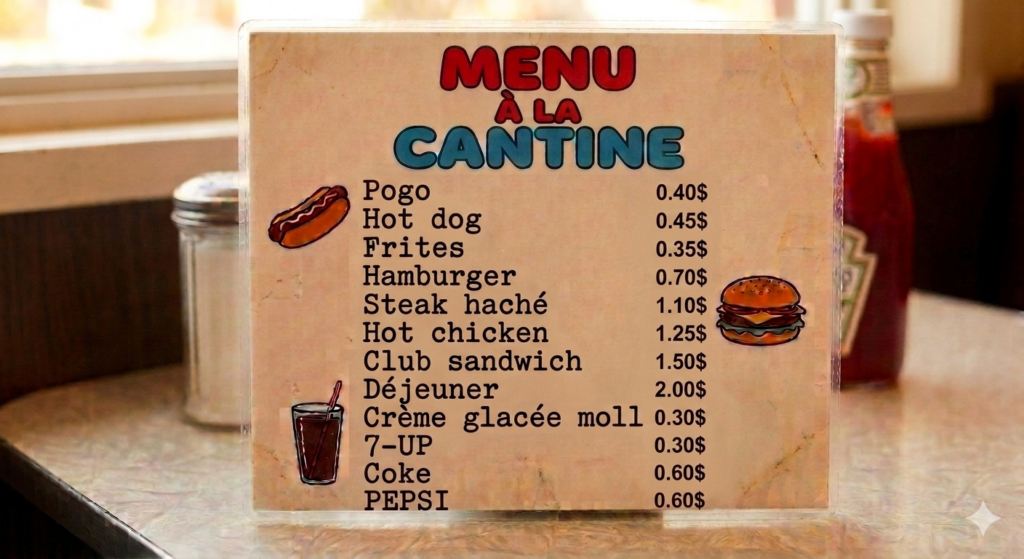 Menu-Cantine